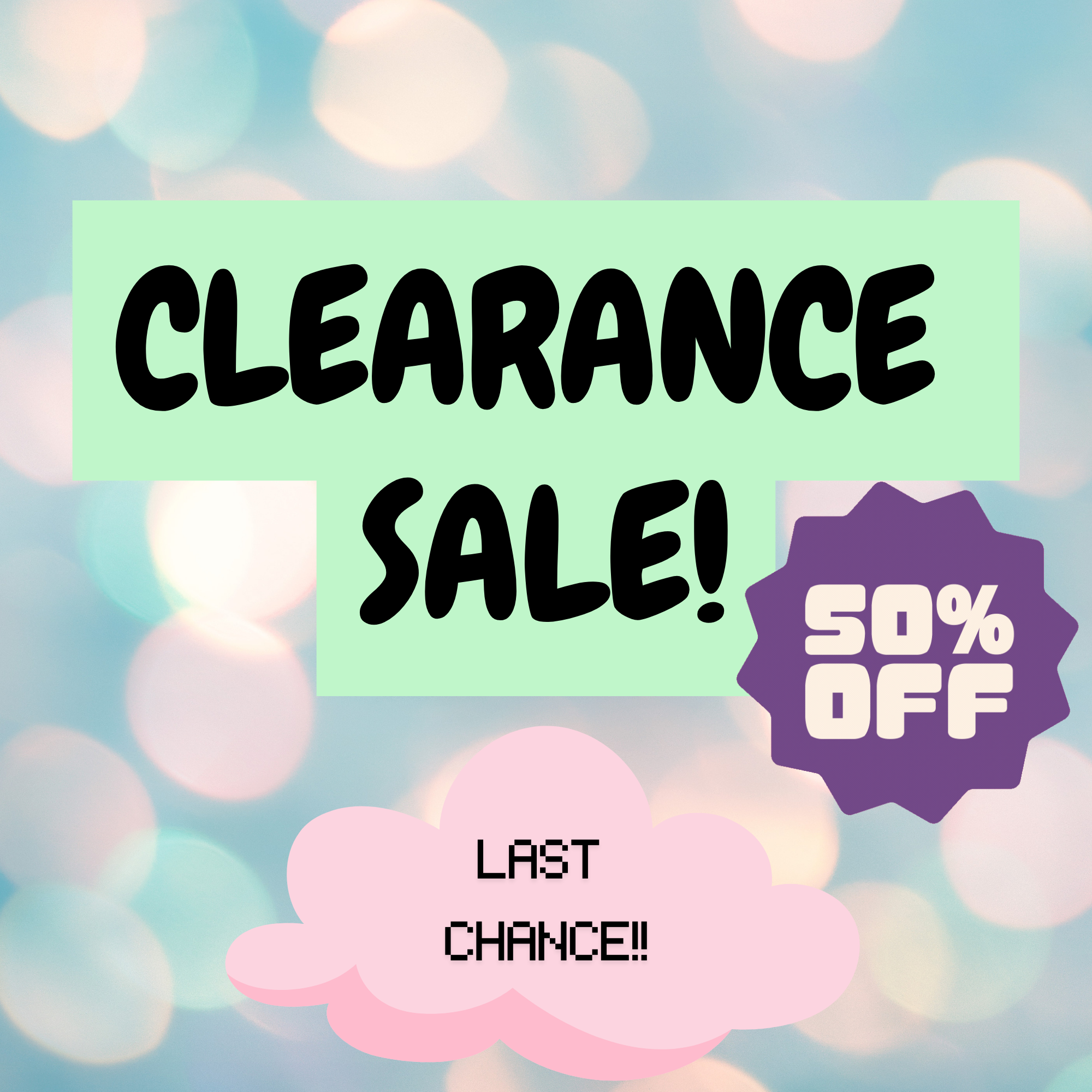 Pixel Moon - Clearance Items