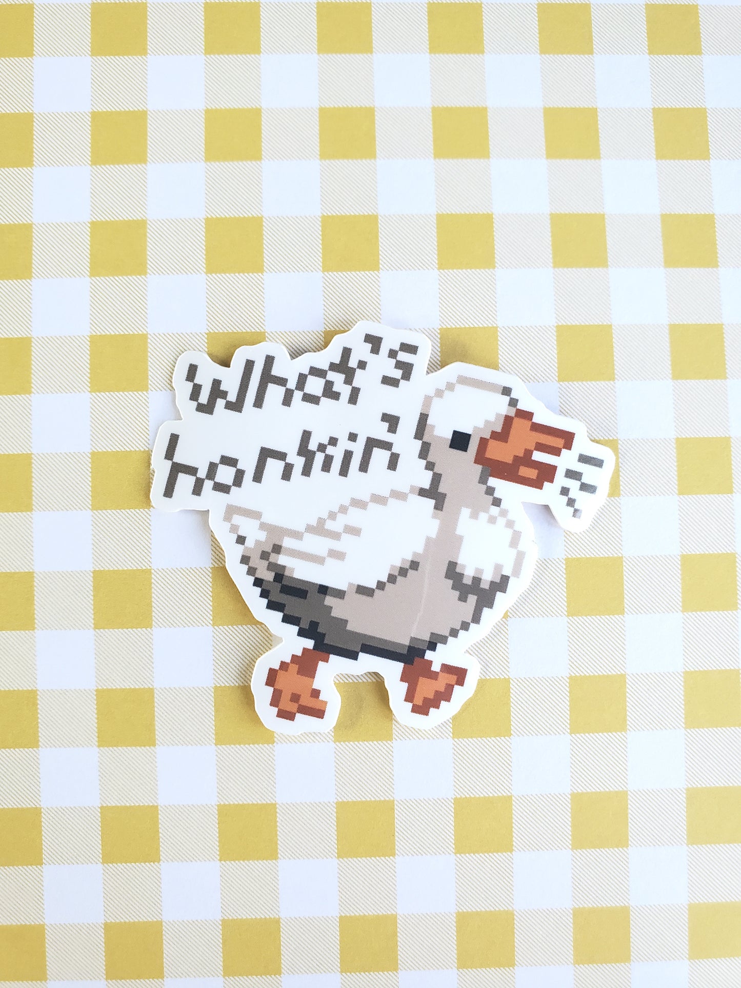 What's Honkin' Duck Sticker