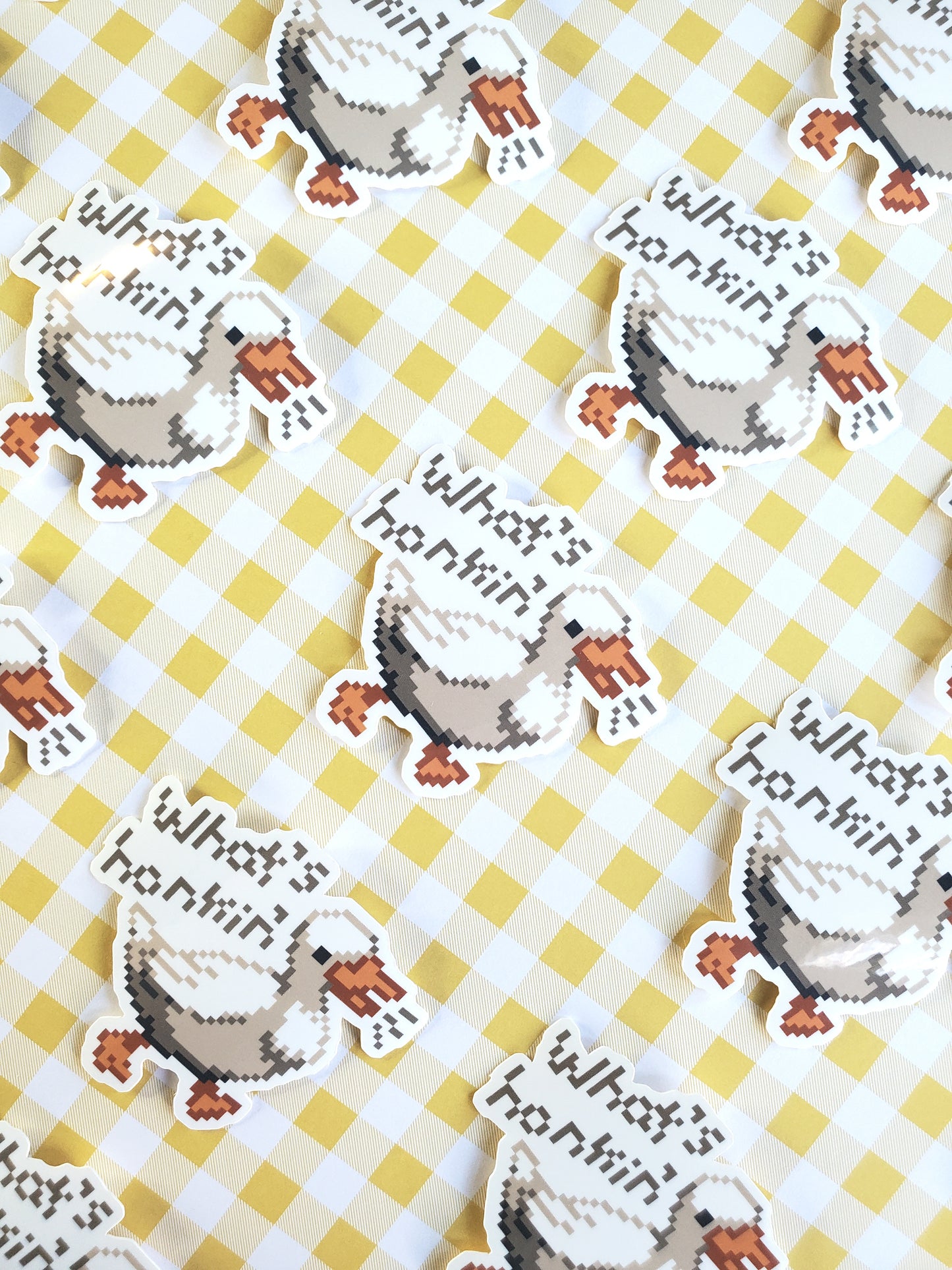 What's Honkin' Duck Sticker