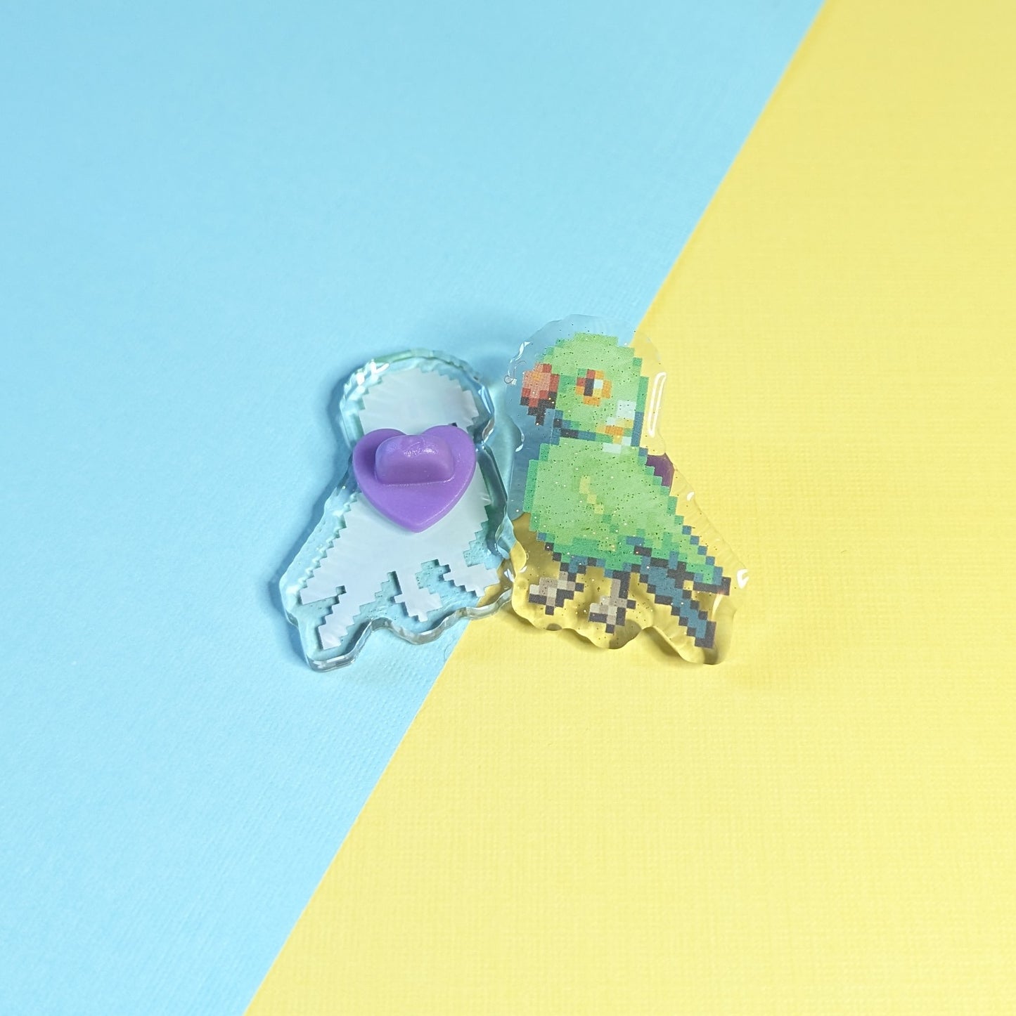 African Ringneck Pin
