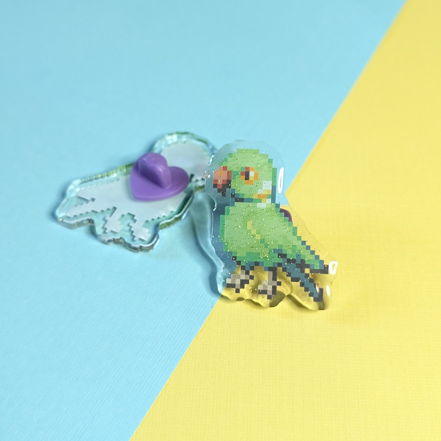 African Ringneck Pin