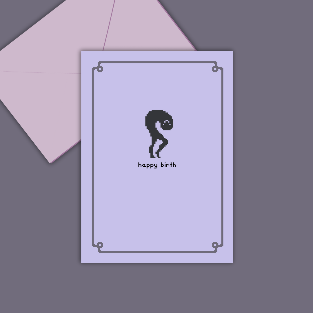 "Happy Birth" Greeting Card