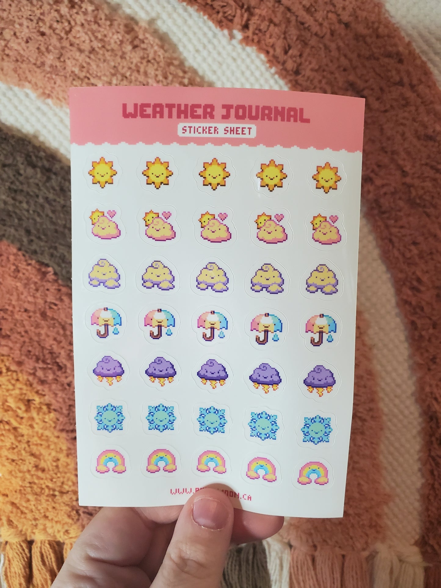 Weather Journal Sticker Sheet