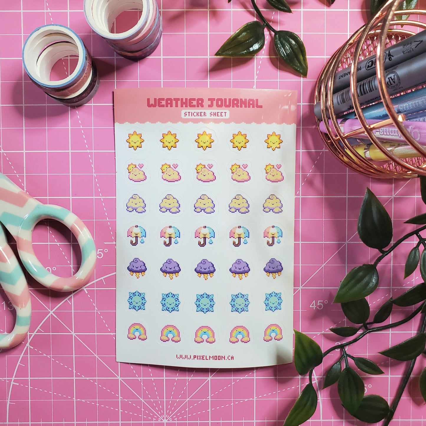 Weather Journal Sticker Sheet