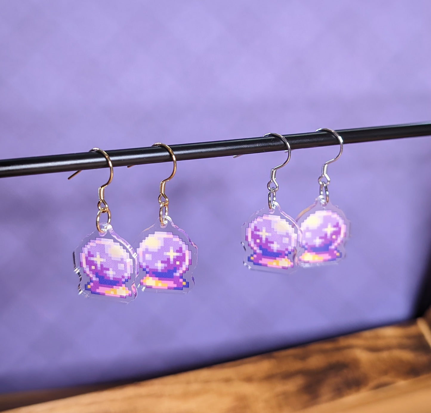 Crystal Ball Earrings