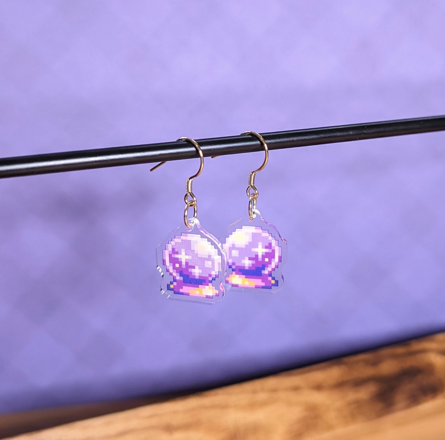 Crystal Ball Earrings