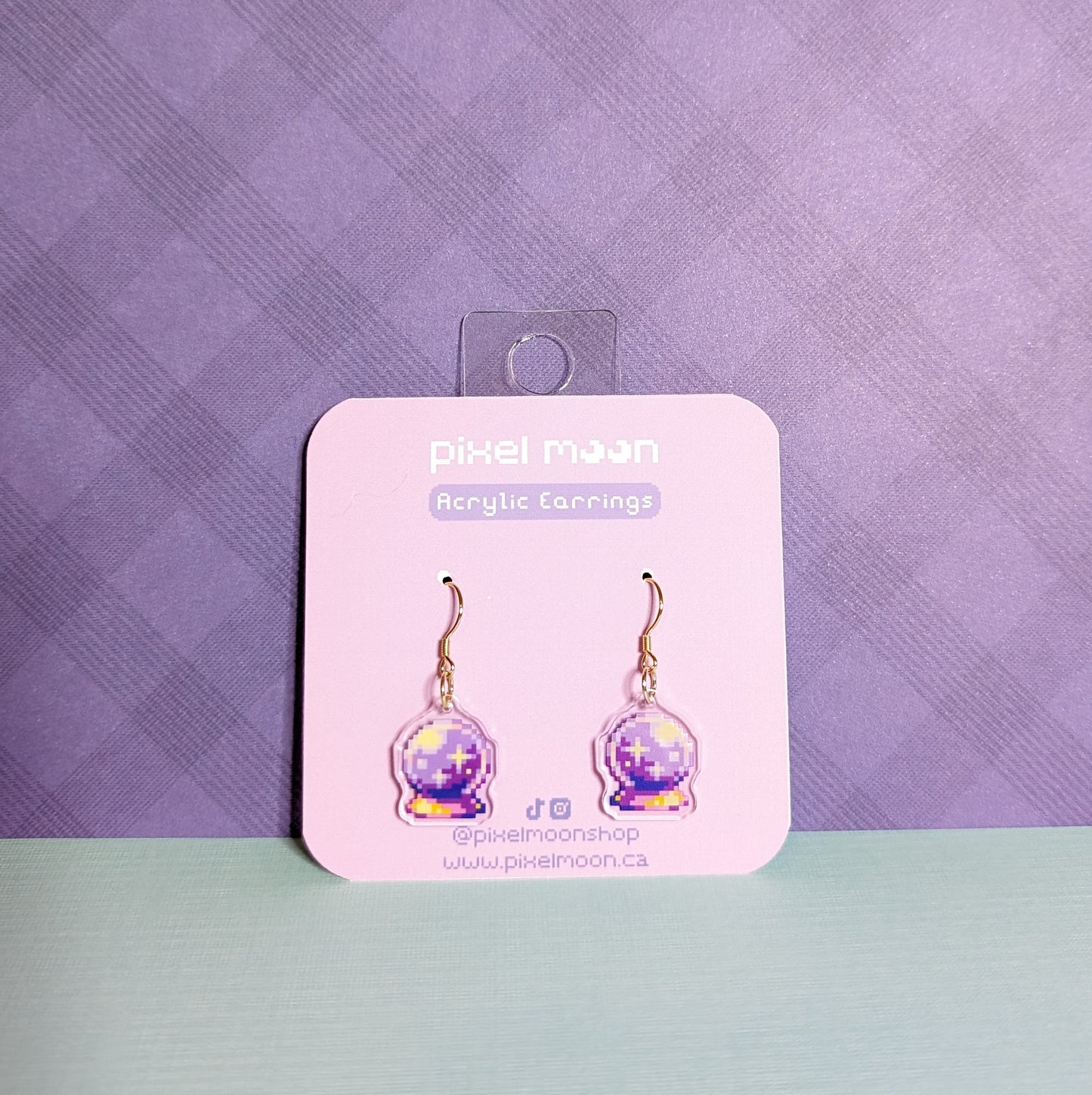 Crystal Ball Earrings