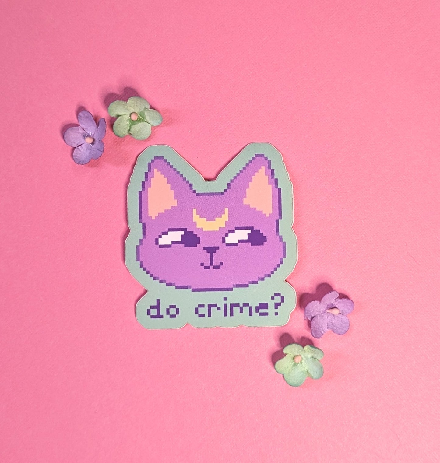 Do Crime Cat Sticker