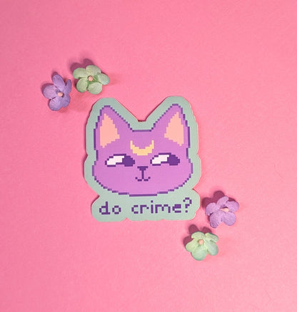 Do Crime Cat Sticker