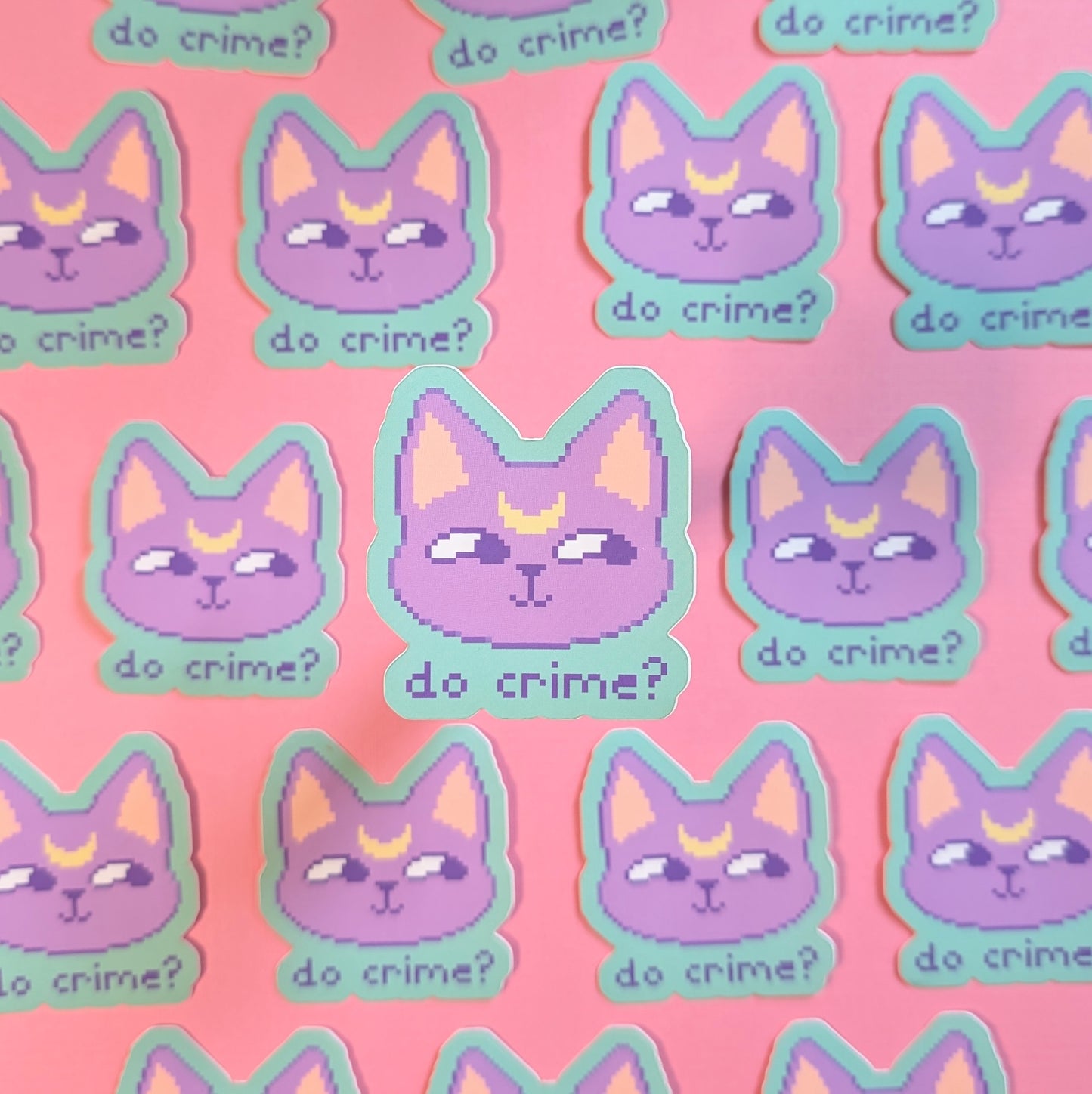 Do Crime Cat Sticker