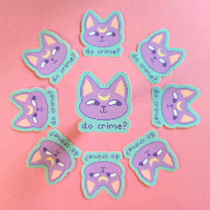 Do Crime Cat Sticker