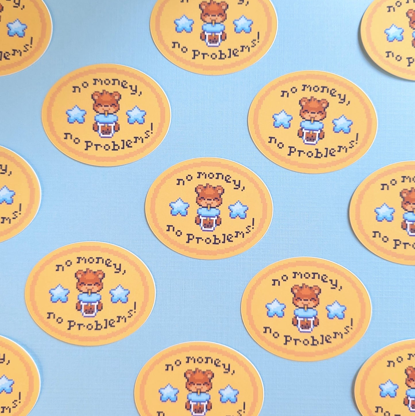 Boba Bear Got No Money Sticker