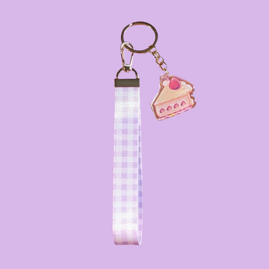 Strawberry Shortcake Wrist-Length Lanyard with Charm