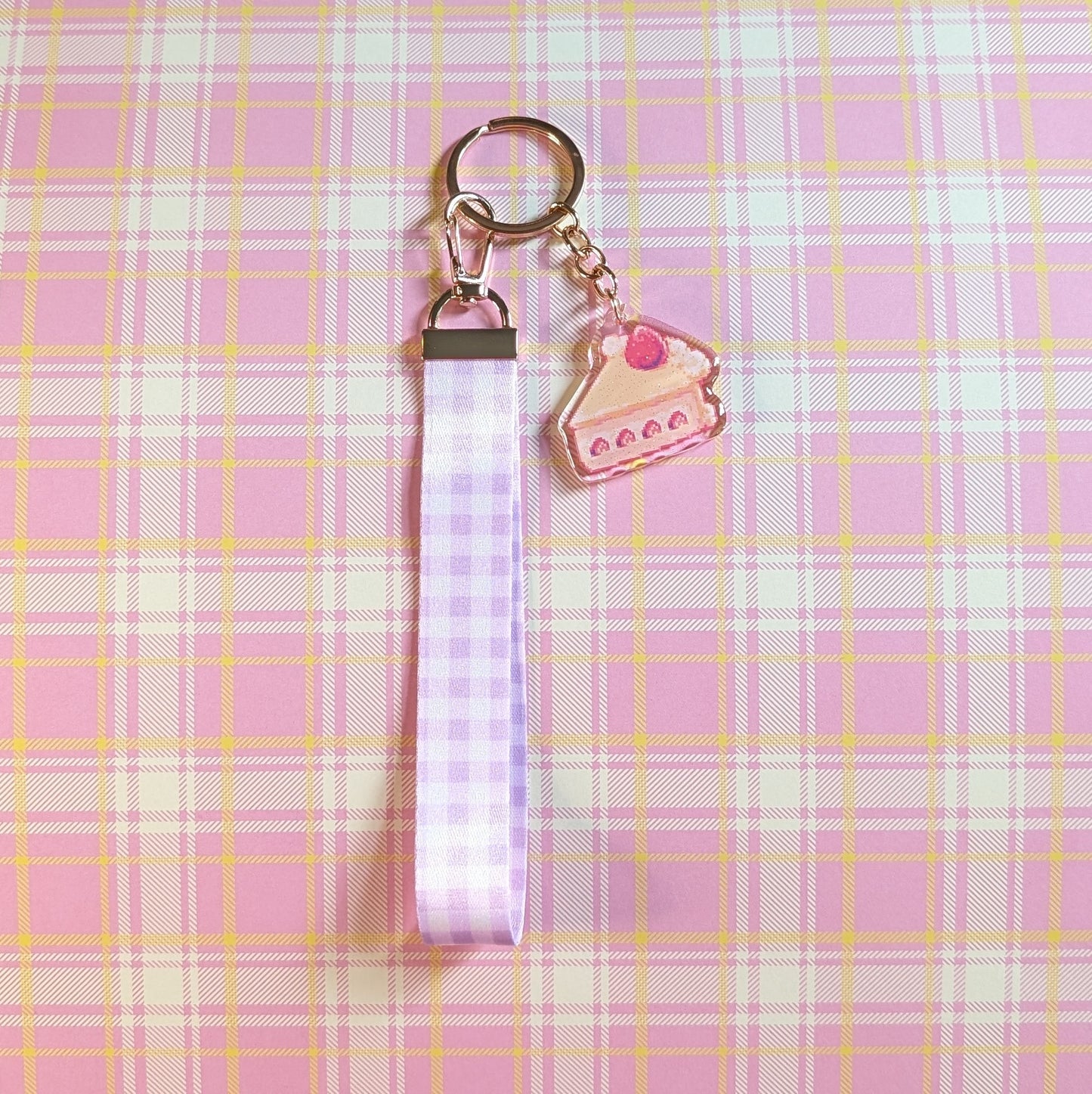 Strawberry Shortcake Wrist-Length Lanyard with Charm