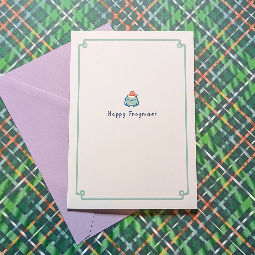 Happy Frogmas Greeting Card